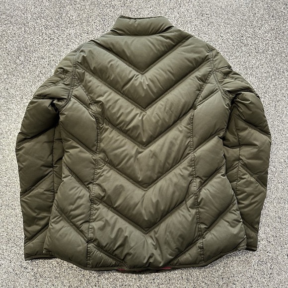 Tommy Hilfiger Jacket Womens S Down Fill Puffer Olive Green Pink VTG Y2K 04' - Picture 5 of 9